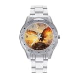 FekiLoot Watch for Men Big Face Stainless Steel Wrist Watch Personality