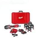 M18 18V Lithium-Ion Brushless Cordless Press Tool Kit with Streamline ACR Copper 1/4 in. - 7/8 in. Jaws (6-Jaws Incl) 2922-22m