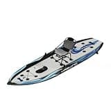 MTLAKEMOTOR HASWING Inflatable Fishing Kayak G, 440lbs Capacity Portable Blow Up Kayak with Fishing Chair, Rod Holders, Air Pump