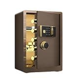 fireproof safe Safe Box Steel Security Safes Lock With Backlit Touch Screen Keypad Fingerprint Key Dual Alarm System For Home(60cm)