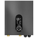 18KW Electric Tankless Water Heater, Instant Hot Water Heater Under Sink, Digital Display On Demand Point of Use Water Heater for Home, Bathroom, Kitchen, Rental House