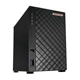 Asustor Drivestor 2 Gen 2 AS1202T 2-Bay NAS Storage, Quad-Core 1.7GHz CPU, 2.5GbE High-Speed Network, 1GB DDR4, 4K Media Server, Best Entry-Level Personal Cloud, Network Attached Storage (Diskless)