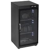 Lectronify 50LT Electronic Dry Cabinet for Camera, Lens & Electronics – Silent Dehumidifying Storage, Touchscreen Humidity Control (60‑35% RH), 2 Adjustable Shelves, LED Light, Lock, Energy Saving