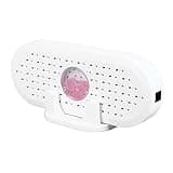 Omquot Electric Moisture Absorber, Portable Electric Dehumidifiers Energy Saving ABS Effective White 6V for Bedroom