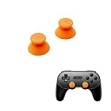 Thumbstick Grips Compatible with 8BitDo SN30 Pro+, PLA Anti-Slip Joystick Caps, Controller Accessory for Gaming, FPS Racing Games (Orange)