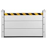 Flood Barriers for Home Household Flood Panel Shield Reusable Aluminum Flooding Protection Barrier Temporary Flooding Control System for Outdoor Basement Garage