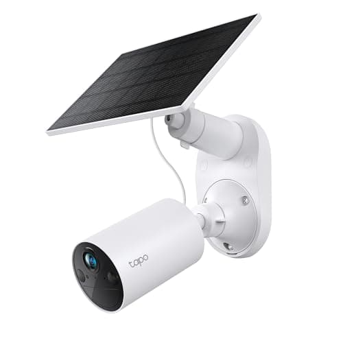 Tapo SolarCam 1080p Security Camera Wireless Outdoor- Battery Power with Solar, Person Detection, Subscription-Free Local Storage or Optional Cloud, Works with Alexa & Google Assistant, C402 KIT