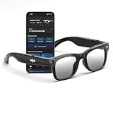 Hugur AI Smart Glasses with HD Camera, BT Call, 8MP Anti-Shake Camera Glasses with 1080P Video Recording Dual Mic, Simultaneous Interpretation/GPT Identify Objects, Photochromic Lens