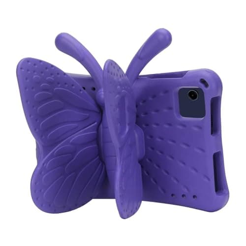 Case for Galaxy Tab A11 8.7" 2025,Kids Light Weight Cute Butterfly Shockproof EVA Foam Kickstand Tablets Cover Case for Samsung Galaxy Tab A11 8.7" 2025 (SM-X130/X133/X135) (Purple)