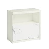 QWUUYEC Lateral File with Cubbyhole Storage, White Finish, Compact Size - Organized Storage, Versatile Use, Ideal for Home Office and Entryway
