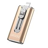 GRUOIZ 64GB Phone Photo Stick, External Memory Storage Expansion for Cell Phones & Tablets, High-Speed USB Thumb Drive for Video, Photo Backup