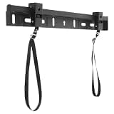AMUSLESUR Adjustable Tv Wall Mount Bracket for Tvs to 50kg with 100-400mm Mounting Hole Distance, Sturdy Iron Construction and Easy Installation, for Home and Office Use
