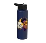 Lupus Warrior Female Purple Ribbon Stainless Steel Insulated Water Bottle