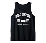 Retro Dell Rapids South Dakota SD Souvenir Sport Athletic Tank Top