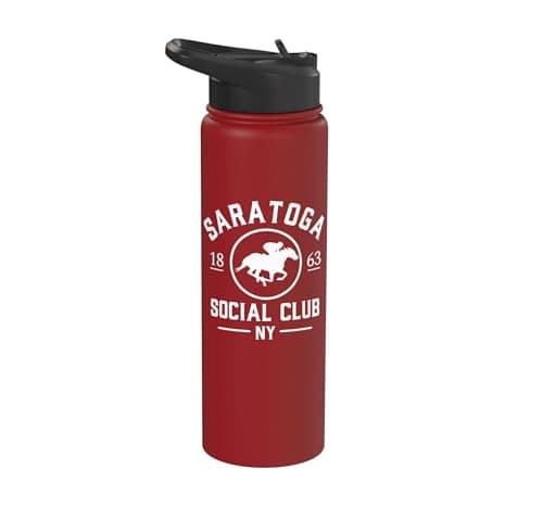 Saratoga Social Club Summer Vacation Stainless Steel Insulated Water Bottle