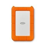 LaCie Rugged Mini Portable External Hard Drive, 4TB, 2.5", for PC, Mac, iPad, and iPhone, with Data Rescue Service