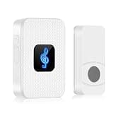 YXYFDCL Mini doorbell Waterproof Long-Distance 55 ringtones Dingdong Music