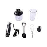 Aumotop Multifunctional 4-in-1 Stainless Steel Blender with Function Blender for Home Blending and Chopping, ABSSUS Black Material