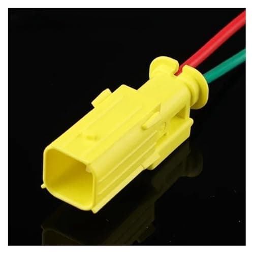 DLAHPJPT Automotive Electrical connectors 1 Pc 2 Pin Car Seat Plug Female Electrical Cable Connector SABRB-02-1A-Y SABPB-02-1A-Y(2 Pin Male,20 Pcs)