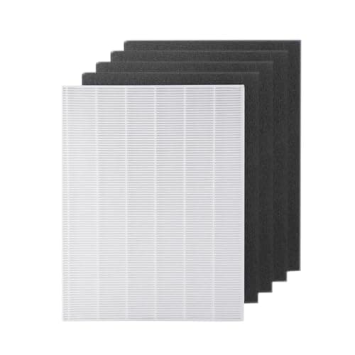 HEPA Filter, Compatible With Winix, 115115 Replacement Includes 4 Activated Carbon Pre-Filters For C535 5300 6300 P300 AM90 C909 9800 Air Purifiers(A)