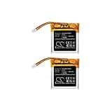 Cameron Sino 2PCS Replacement Battery for C-VDB770 ADC-VDB770 ADC-VDB770-S Video Doorbell 500mAh