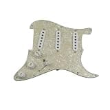 Loaded Prewired Guitar Pickups 3S 60s Style Single Coils Alnico 5 Pickups 7-Way Wiring Pickguard, Compatible for Stratocaster Style Guitar(Type-6)