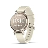 Garmin Lily 2, Small and Stylish Smartwatch, Hidden Display, Patterned Lens, Up to 5 Days Battery Life, Coconut (Renewed)
