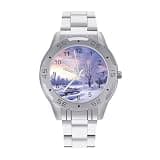 FekiLoot Watch for Men Big Face Stainless Steel Wrist Watch Personality
