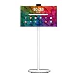 VLH 27" Smart Portable TV On Wheels | Cordless Rolling Touchscreen TV | 6GB RAM + 128GB Storage | EDLA-Certified Android 15 OS | | Full Swivel Rotation | Voice Remote Control