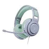 Turtle Beach Atlas 200 Wired Multiplatform Gaming Headset for Xbox, PlayStation, PC w/ 3.5mm Connection - 50mm Nanoclear Drivers, Flip-to-Mute Mic, Memory Foam Cushions - Seafoam Breeze