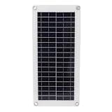 Fafeicy Portable Solar Panel, Polysilicon Solar Panel Charger 10W 18V with USB DC Type C Output, Battery Box Included, Stable Power Supply for Car Boat Travel Outdoor Use