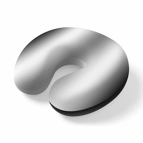 ZFUNCING Travel Pillows U-Shaped Neck Pillow Abstract Black Grey Gradient Ergonomic Memory Foam Pillow Head Cushion,Country Farmhouse Color Soft Portable Neck Pillows for Office Airplane Car Train