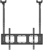 LNNW Double Pole Ceiling TV Mount, Hanging TV Bracket Fits 55-86 Inch LED Flat Panel Display for Most LED LCD Flat Curved Screen TVs & Monitors