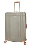 Dockers Hooper Hardside Expandable 8-Wheel Spinner Travel Checked Luggage, 28-Inch, Timberwolf