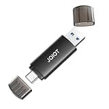JOIOT 256GB USB C Flash Drive Dual USB 3.0 Type C + USB A Portable 2-in-1 Thumb Drive for Smartphone Tablet Computer Mac iPhone 15 Black