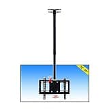 JDXQBLD Tv Stand,Ceiling Tv Mount, Full Motion Height Adjustable Tv Bracket, for 32 to 50-Inch Flat Screen Tvs, Height Extension Up to 150Cm/59.0Inch