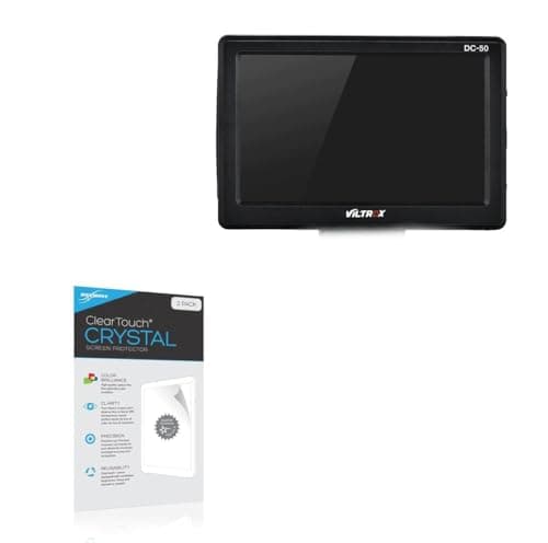 BoxWave Screen Protector Compatible with Viltrox DC-50 - ClearTouch Crystal (2-Pack), HD Film Skin - Shields from Scratches