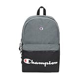 Champion unisex adult Manuscript Backpacks, Heather Grey, One Size US