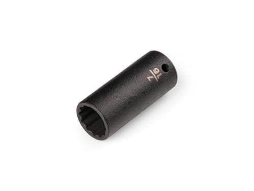TEKTON 1/4 Inch Drive x 7/16 Inch Semi-Deep 12-Point Impact Socket | SID04211