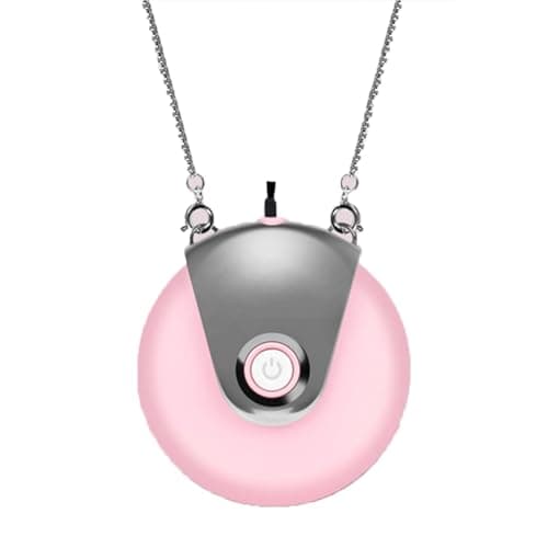 Portable Air Ionizer with 120M Ions/cm³ | Filterless Air Purifier for Travel | Personal Air Purifier Small | Wearable Necklace, No Maintenance,1999 Million Ions (Red)