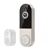 Wireless Video Doorbell Camera, 1080P HD, AI Detection, Night Vision