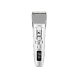 Professional Hair Clipper, Beard Trimmer, Rechargeable, Male and Home use (White)