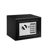fireproof safe Small Safe Box Mini Safety Lock Box with Keys Code Cash Jewelry Documents Storage, for Home Office Hotel