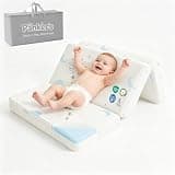 PanKers Trifold Pack and Play Mattress,38"x26" Dual Sided High Density Memory Foam Pack N Play Mattresses, Baby Mattress for Pack N Play Plen with Breathable Washable Cover,