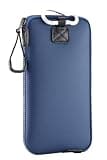 OneJoy Neoprene Phone Pouch, Lightweight Protective Cellphone Sleeve with Large Zipper Opening, Inner Pocket, Thermal Insulated, Durable Cell Phone Carrier for iPhone & Smartphones [ Navy ]