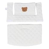LKHUYA Baby Chair Cushion Set with Back and Seat Cushion, Kids Dining High Chair Cushion, Cartoon Soft Anti Dirt Design for Home Use, Polyester Fiber Comfortable Chair Pad for