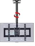 LNNW Adjustable Height Telescoping Ceiling TV Bracket, Fits 37-85inch LCD Flat Screen TVs, Metal Expansion Screw Fixing for Most LED LCD Flat Curved Screen TVs & Monitors