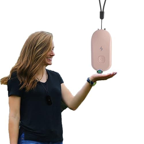 HAIEGACR Series 8 Plus Advanced Rechargeable and Portable Air Negative Ion Generator | Proven Performance (Maroon)