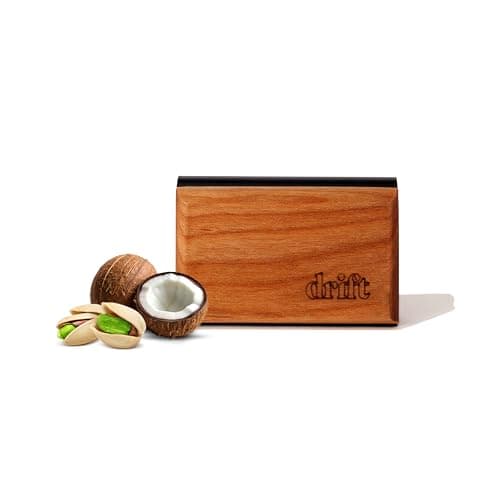 Drift Car Air Freshener - Wood Fragrance - Automotive Odor Eliminator - Long Lasting Scent - Scent Refill - Coconut & Pistachio Starter Kit