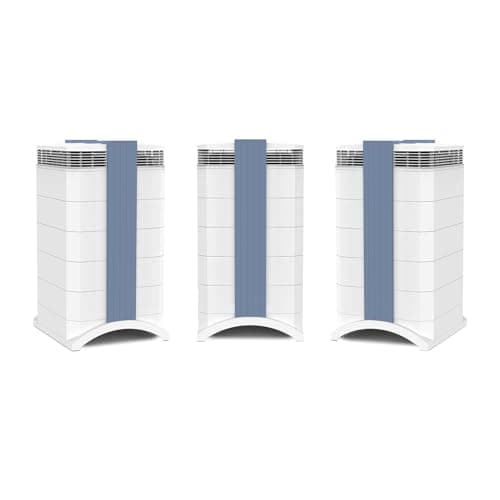 IQAir HealthPro GC Multigas XE Air Purifier - Filtration for Large Rooms up to 1125 sq ft - Particles, Chemicals, Gases, Odors, Mold, Activated Carbon, Swiss Made, WiFi Enabled (3/pack)